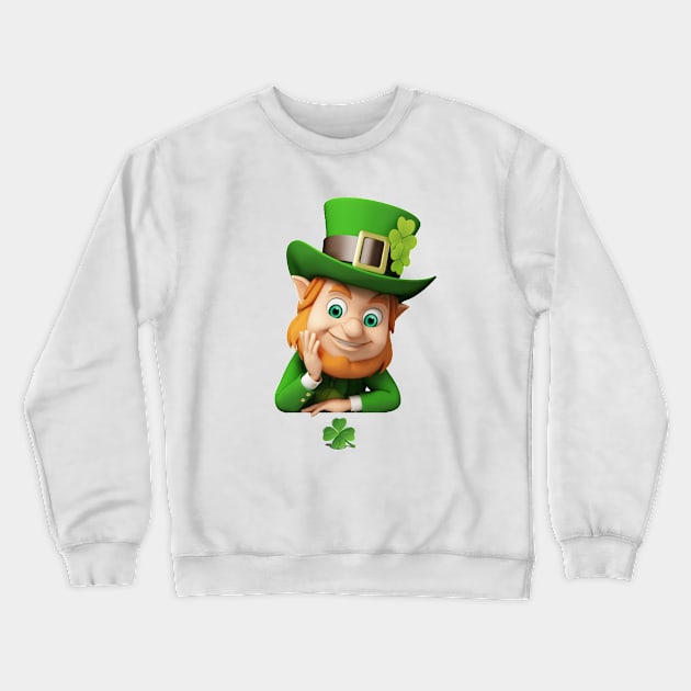 Happy St Patrick Day It's Lucky Day Crewneck Sweatshirt by ONE2Tees